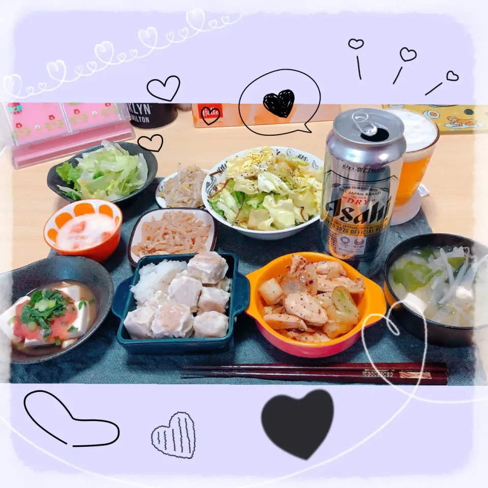 ４／１４ ｔｕｅ 晩ごはん🍴＊○°|rinaronarさん