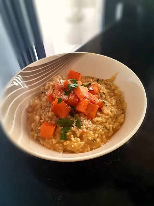 butternut squash risotto 😍|happy tummyさん