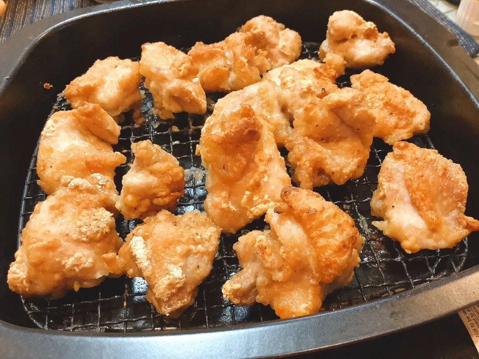 アラジンさんでサクッと唐揚げ😋|アライさんさん