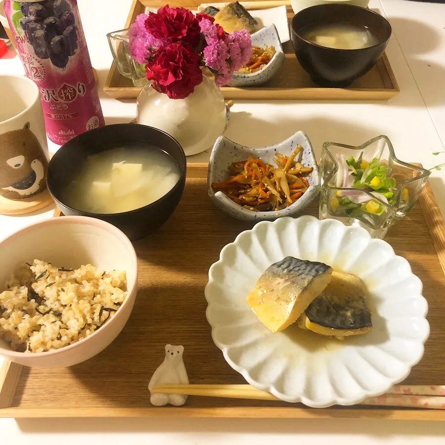 鯖の味噌煮定食|Kuraraさん