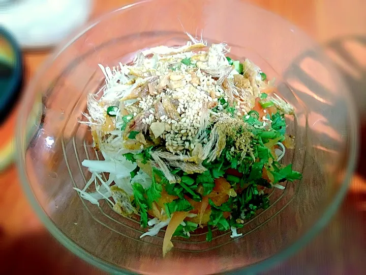 Dried chicken salad|Myatさん