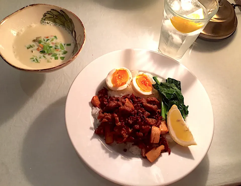 台湾料理  魯肉飯(ルーローハン) & 鹹豆醤(シェントウジャン)|ricoさん