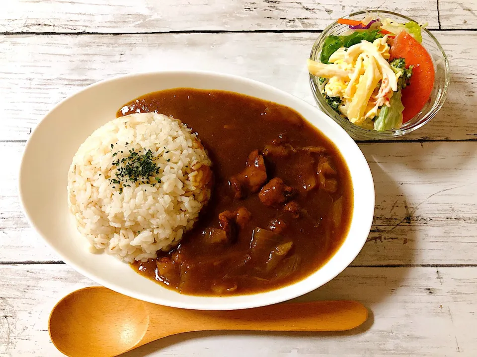 玉ねぎと牛すじの無水カレー|namiiin.727さん