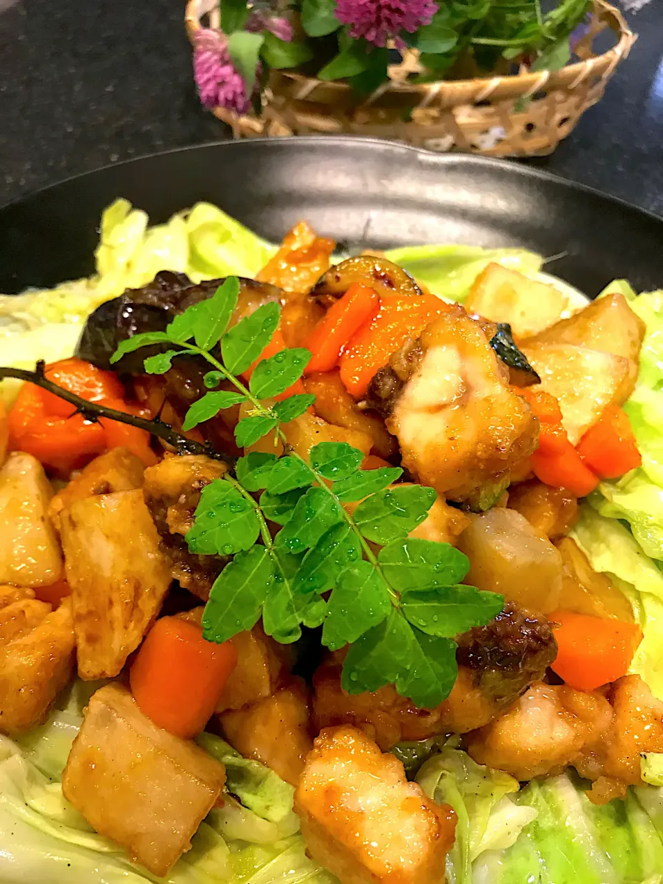 カジキマグロと野菜の津軽揚げ|シュトママさん