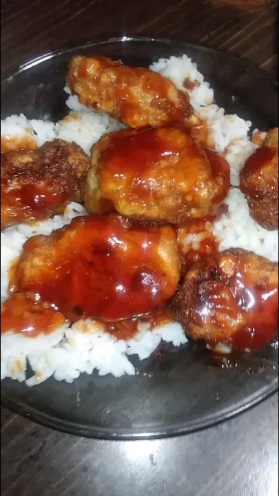 Snapdishの料理写真:homemade sweet and sour chicken|amazindavisさん