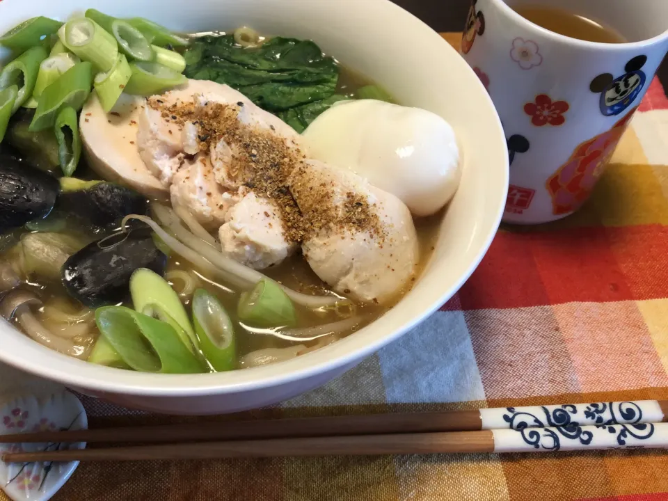 Snapdishの料理写真:とり味噌ラーメン|Misako Kojimaさん