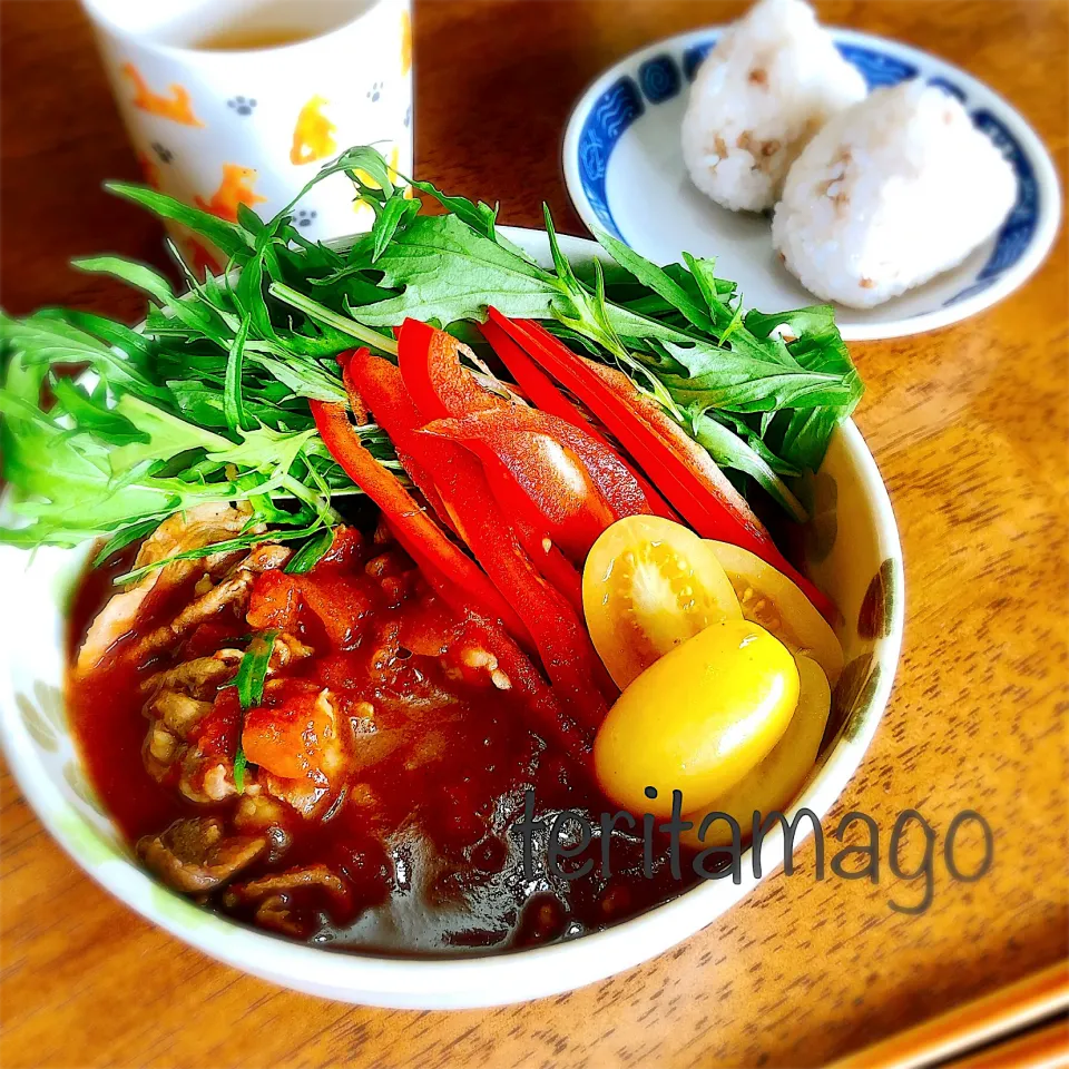 トマトカレーうどん|teritamagoさん