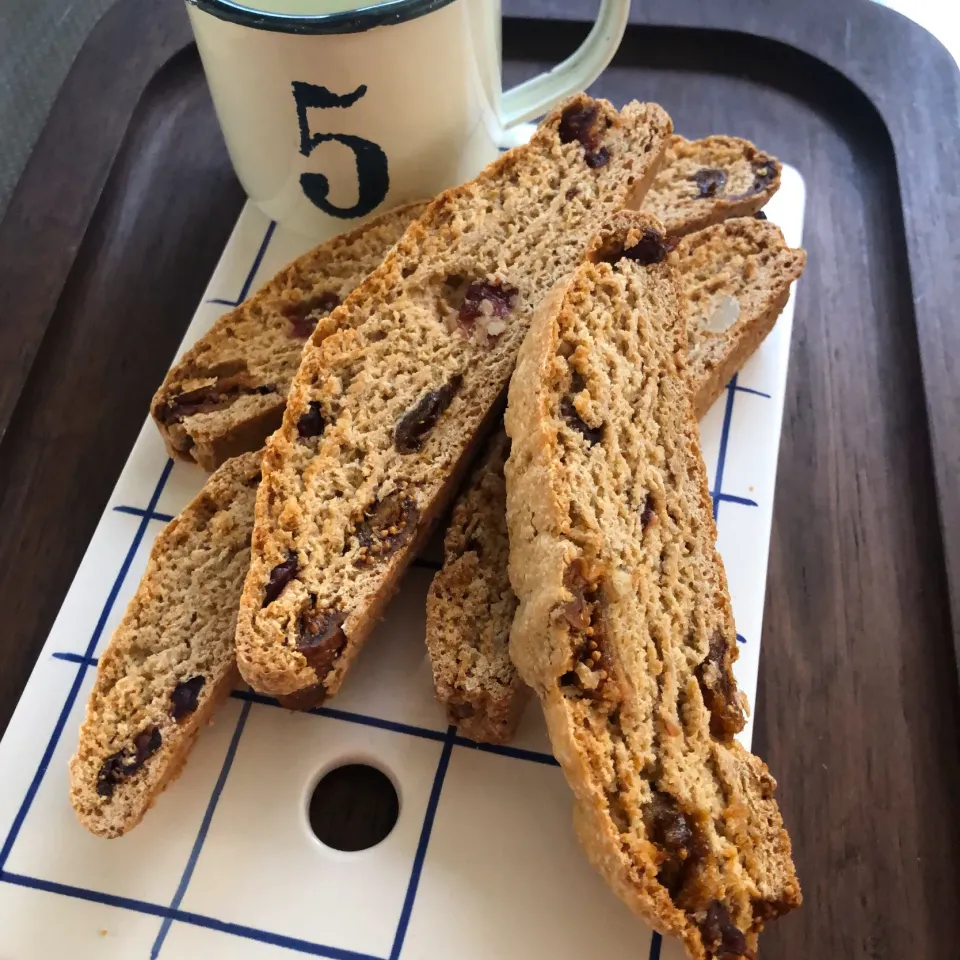 かのりさんの料理 ほうじ茶といちじくのビスコッティ|すと☺︎*☻さん