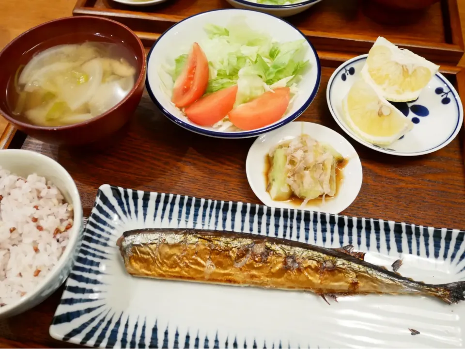 Snapdishの料理写真:20/04/13 夕飯♪ 焼き魚|ikukoさん