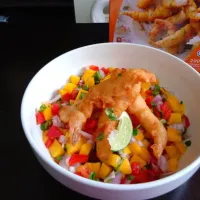 Pacific West Tempura Prawns with Mango Salsa|Carol Dasさん