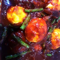 Sambal. Telur Campur Kacang panjang|Umairahさん