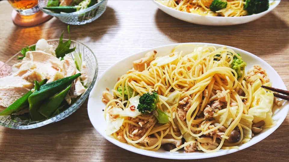 Snapdishの料理写真:ペペロンチーノ🍝|Satomiさん