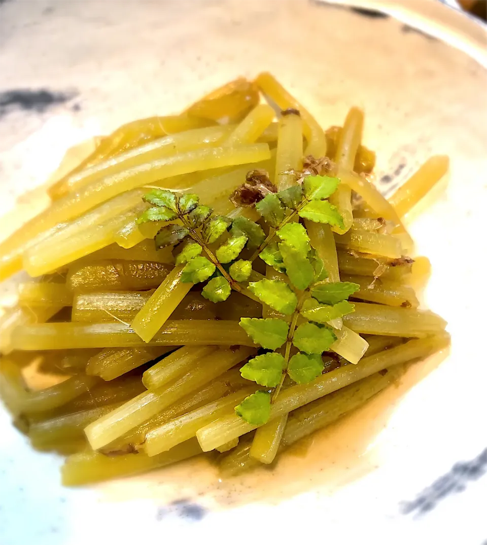 フキの煮物|じゅんさんさん
