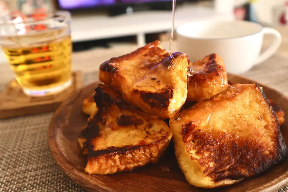 冷凍食パンでフレンチトースト|さっきんちょさん