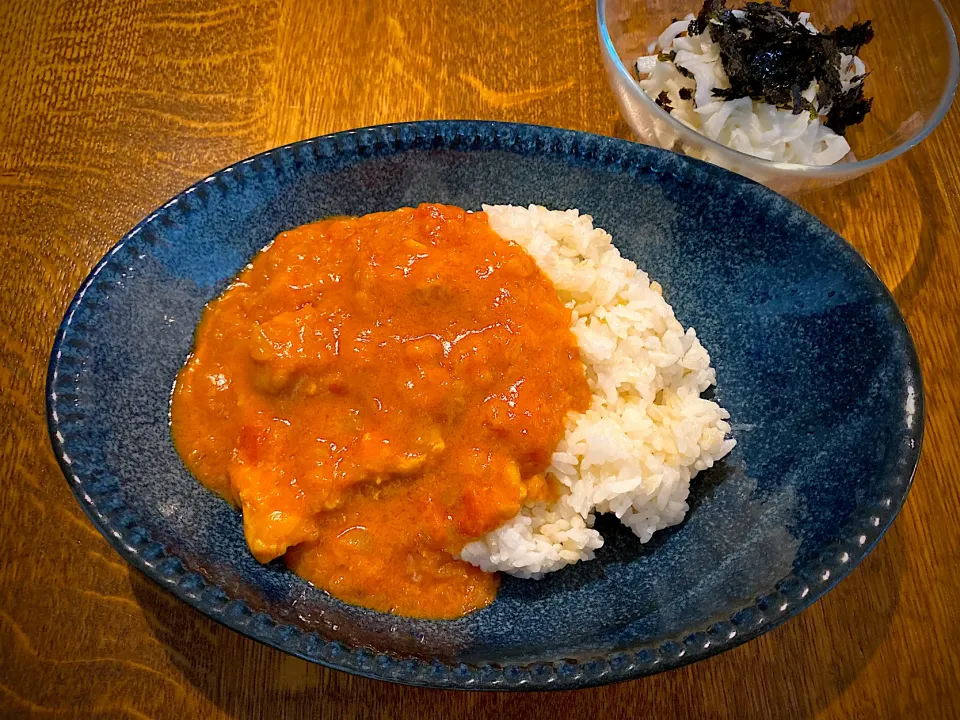 バターチキンカレーと大根のサラダ|rinaさん