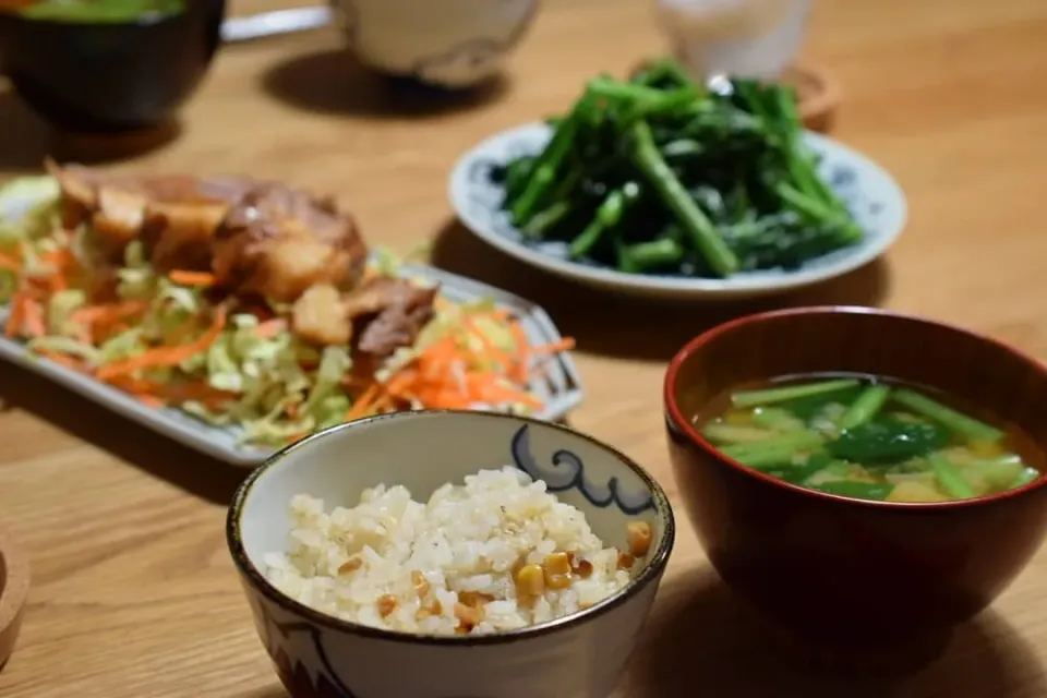 のらぼう菜の焼きびたし|うにんぱすさん