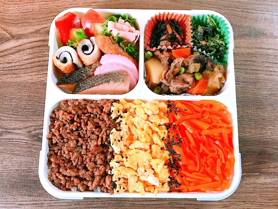 Snapdishの料理写真:4/16今日のお弁当|harutomomariさん