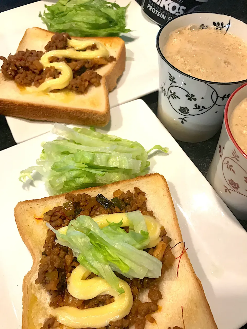 肉味噌トースト(肉味噌使い回し料理)|シュトママさん