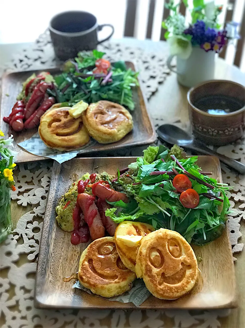 Snapdishの料理写真:朝ごはん🌱|shakuyaku33443344さん