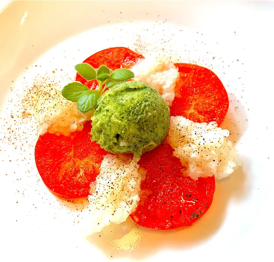 Tomato & Lemon-Parsley Sherbet Salad|gonbenさん