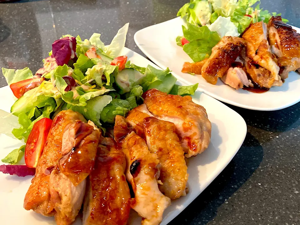 鶏の照り焼き🐓|女神さん