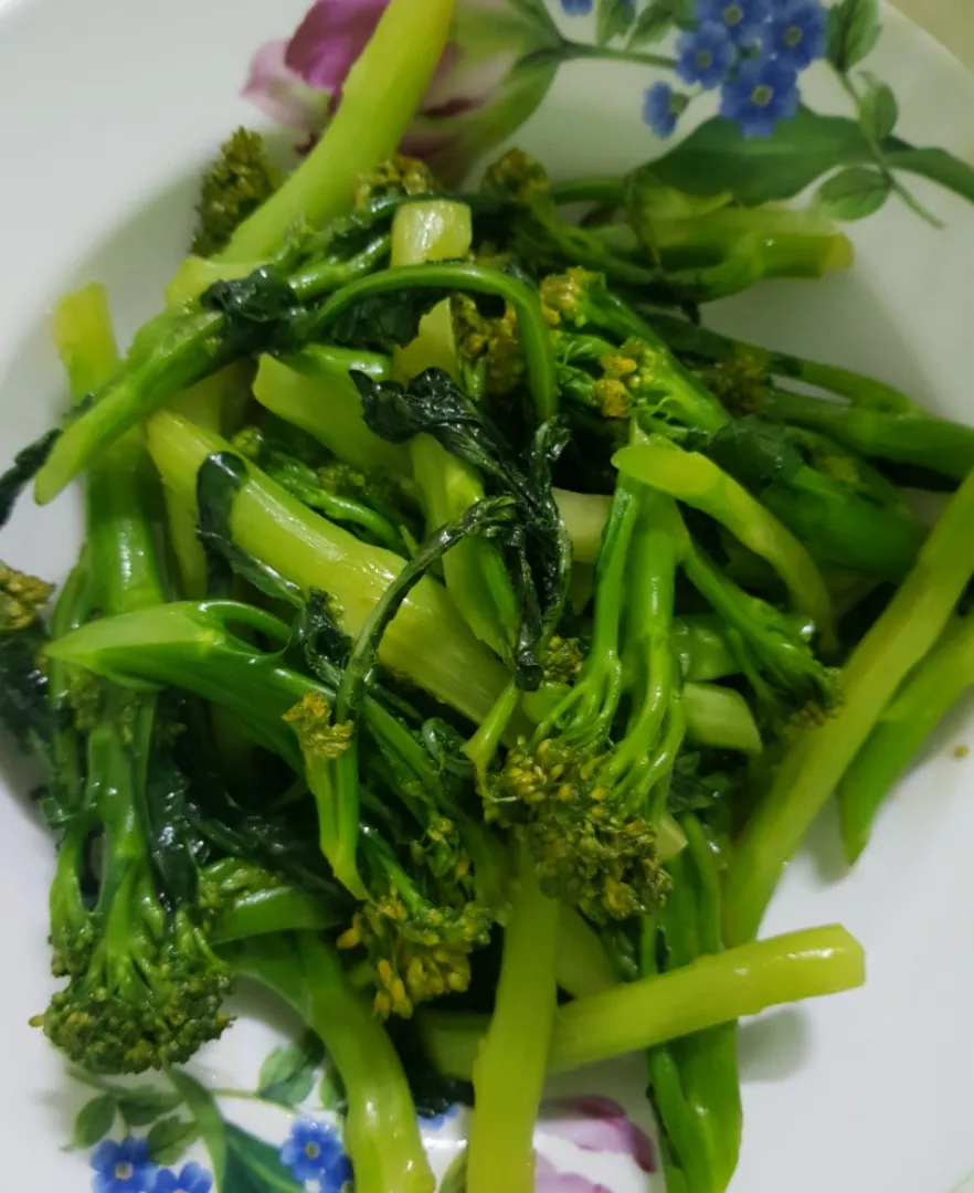 stir fry baby brocolli|patcookingfeverパットさん