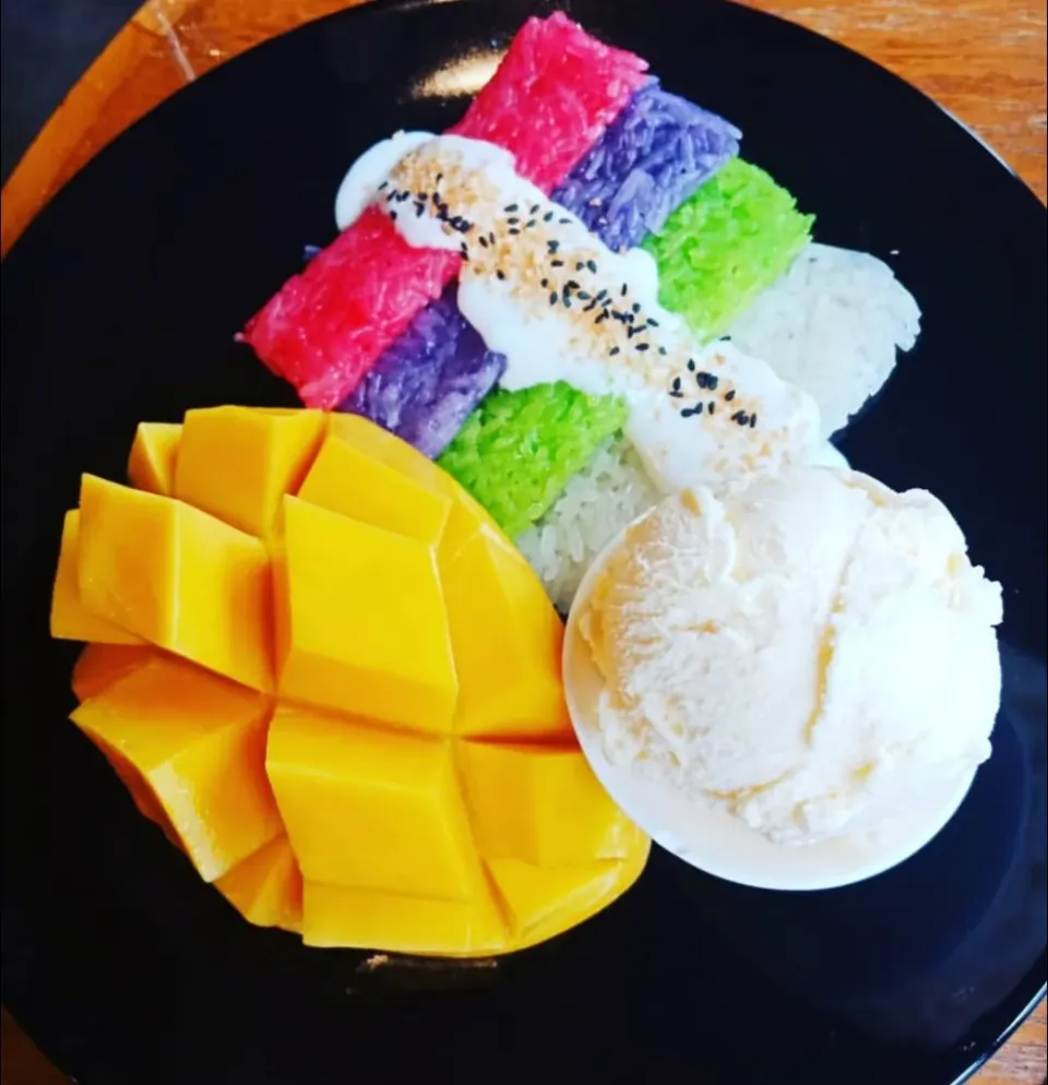 This is mango sticky rice.|katang23さん