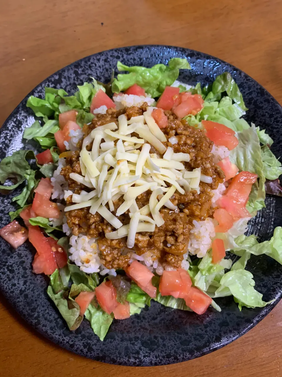 ランチ丼　タコライスです。|レモンさん