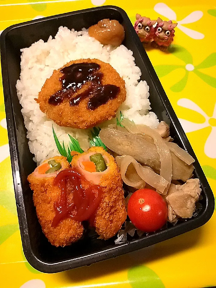 Snapdishの料理写真:夫の弁当|みどりさん