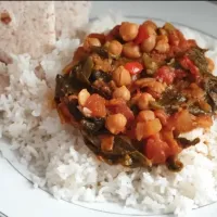 Curry Chickpeas with Spinach|authenticfoods.sleeさん