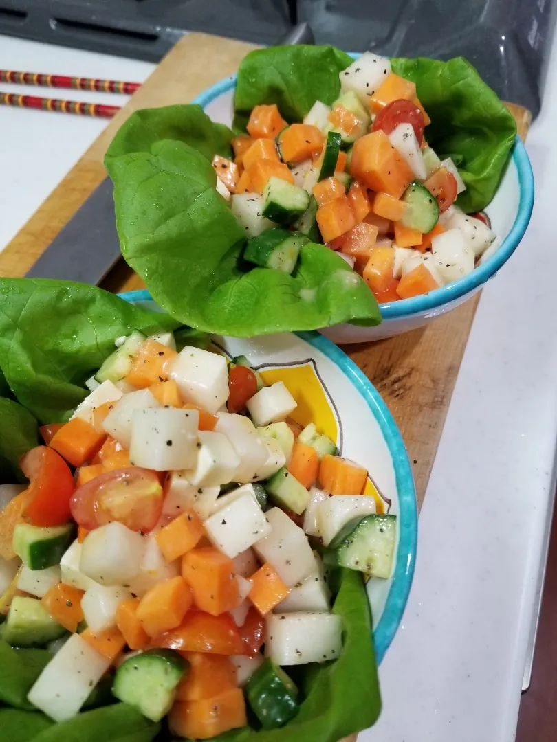 コブサラダ風🥗余りドレッシングで絡めました～|dai.noriさん