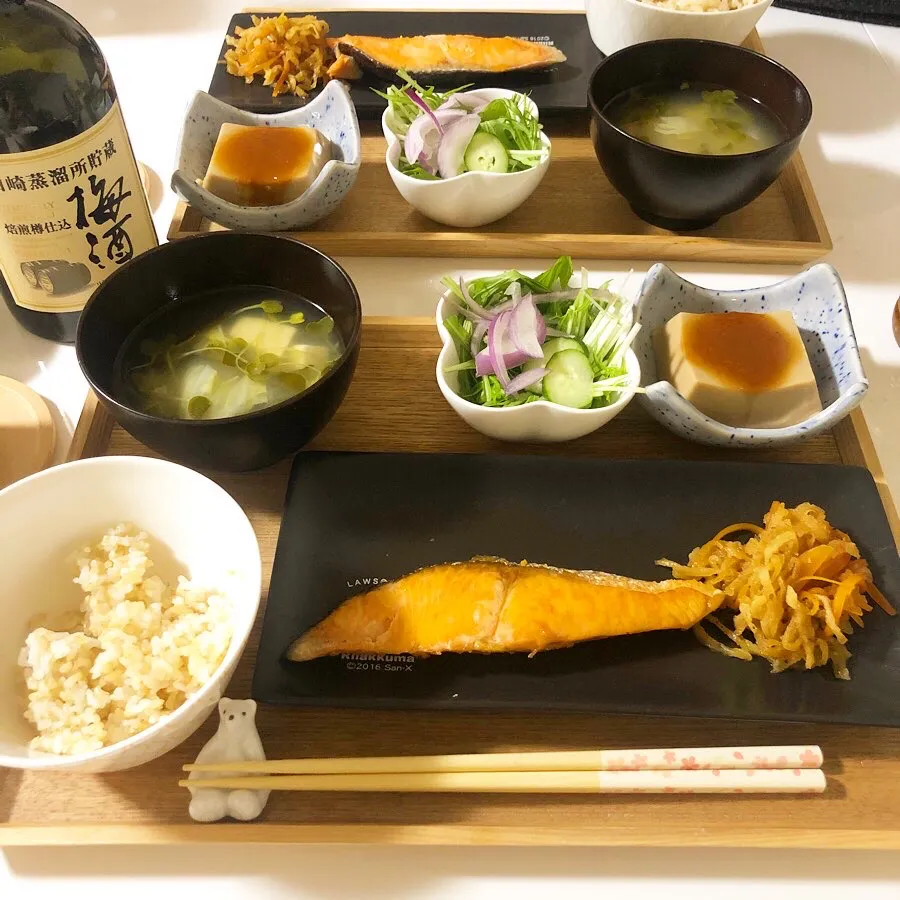 Snapdishの料理写真:鮭定食|Kuraraさん