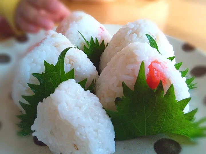 ✽青じそたらこおにぎり🍙✽|＊抹茶＊さん