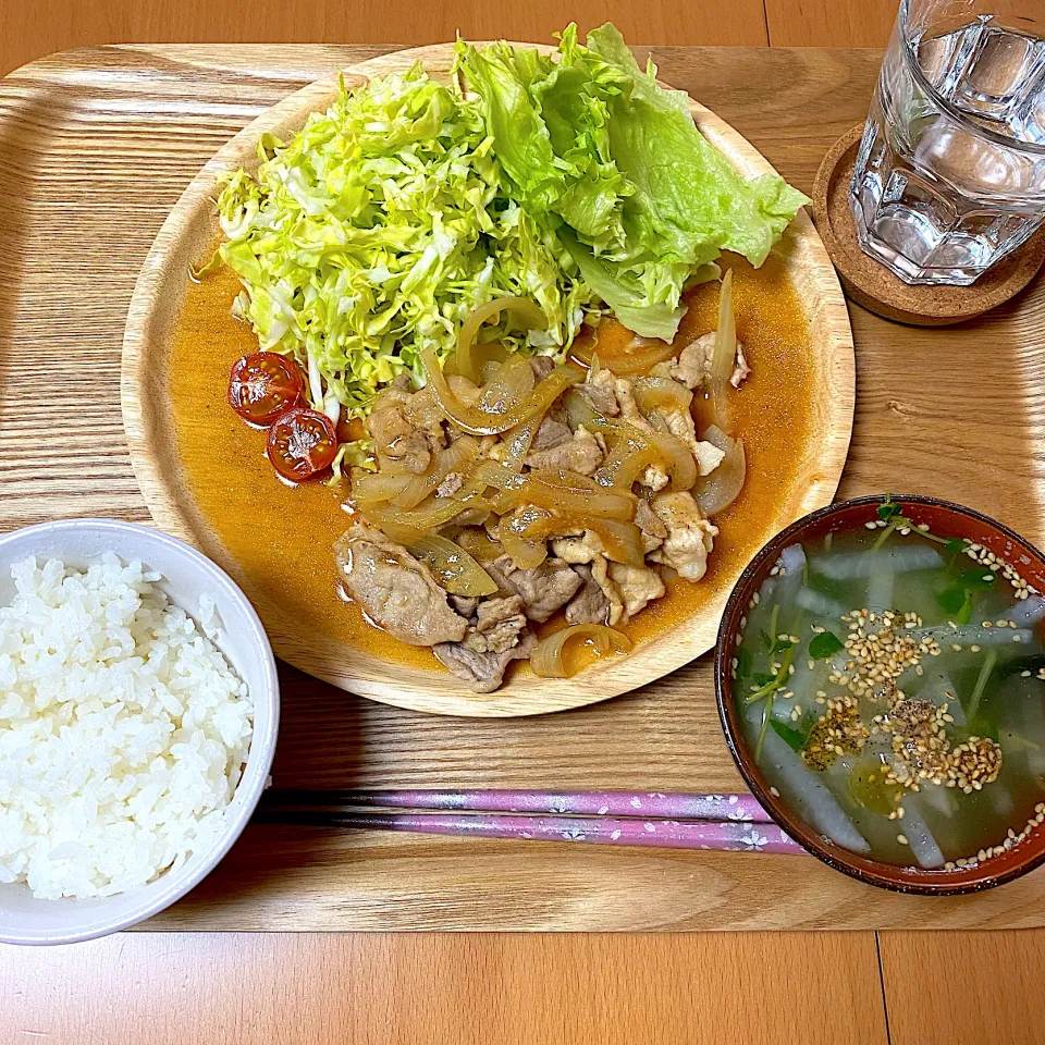 しょうが焼き定食|かなママさん