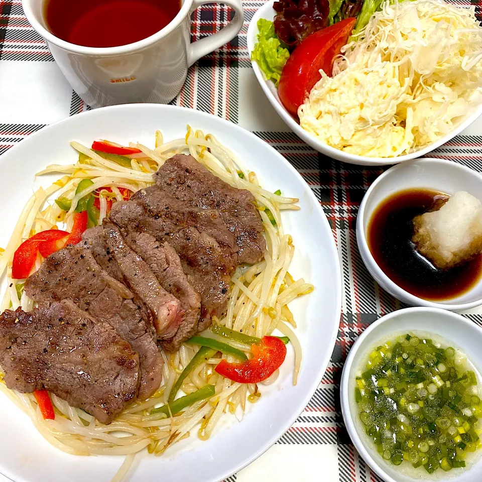 牛カルビ焼き肉 先に焼いておくスタイル|まみっこさん