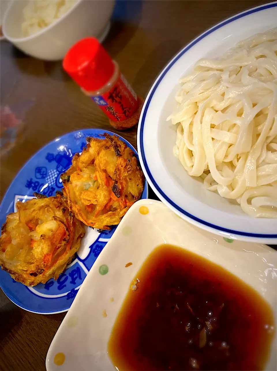 野菜のかき揚げ　冷やしうどん|ch＊K*∀o(^^*)♪さん