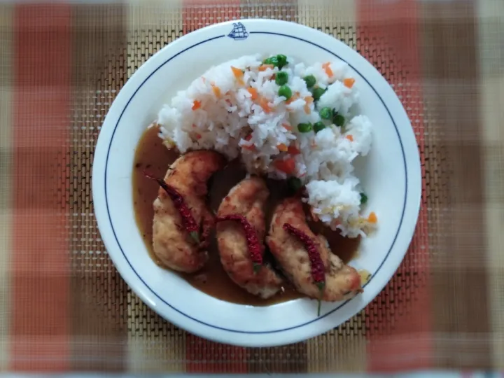 Snapdishの料理写真:Chiken with lemon sauce|Walterさん