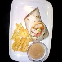 Chicken wraps n chips|Nonoさん