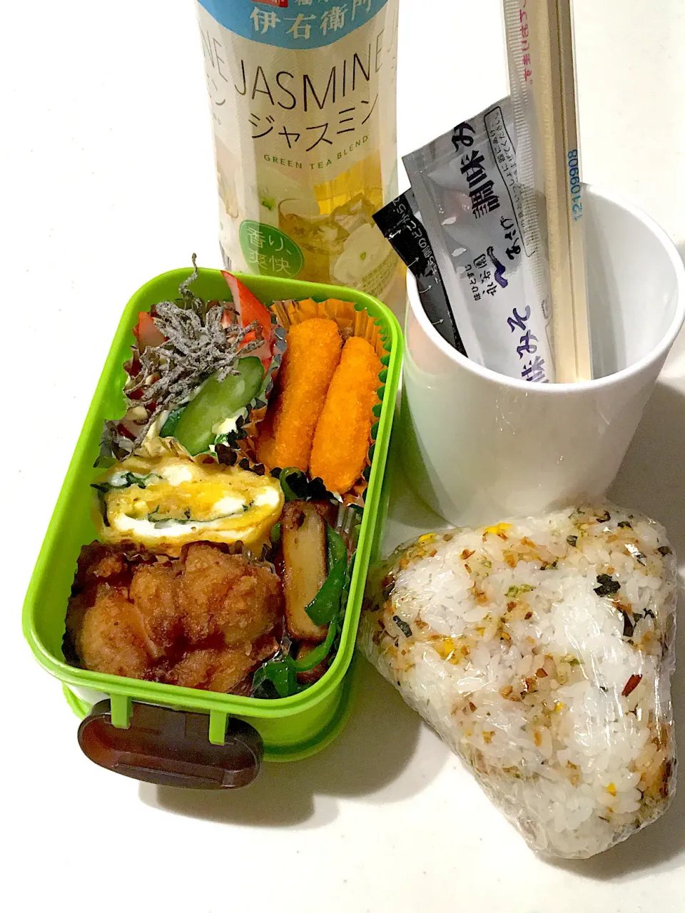 Snapdishの料理写真:4/18旦那さん弁当|あーさん