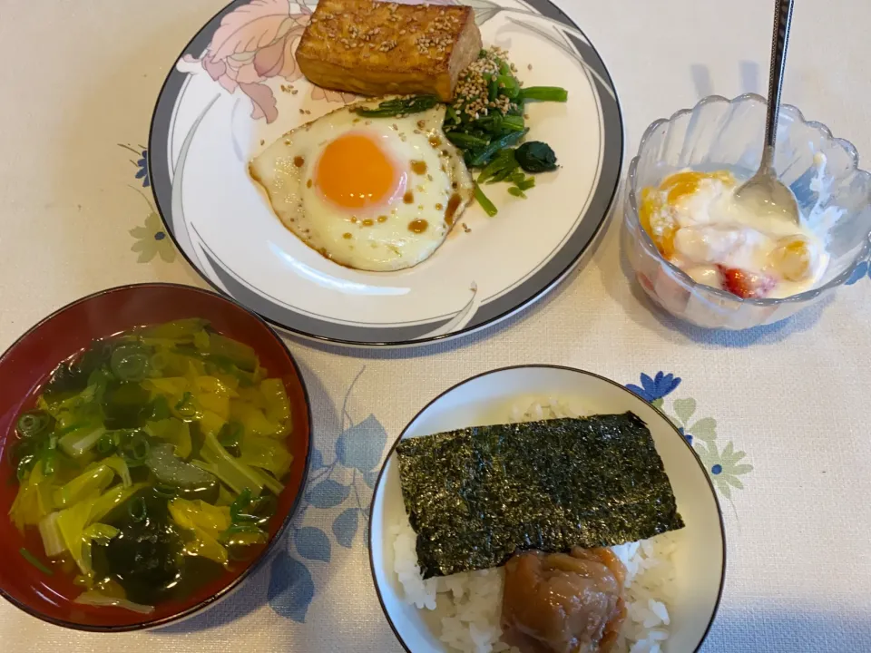 慣れない朝ごはん^_^|みよしようこさん