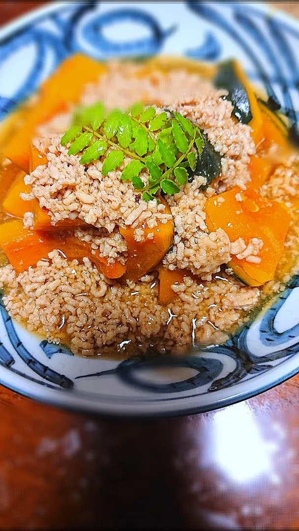 かぼちゃの鶏ミンチ餡掛け|藤田 まり子さん