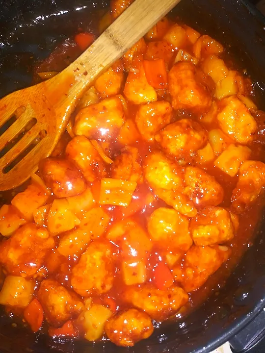 sweet and sour chicken|amazindavisさん