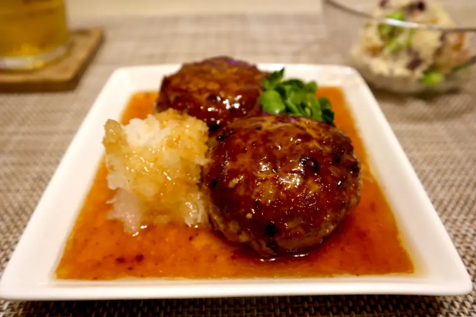 おろしあんかけハンバーグ|さっきんちょさん