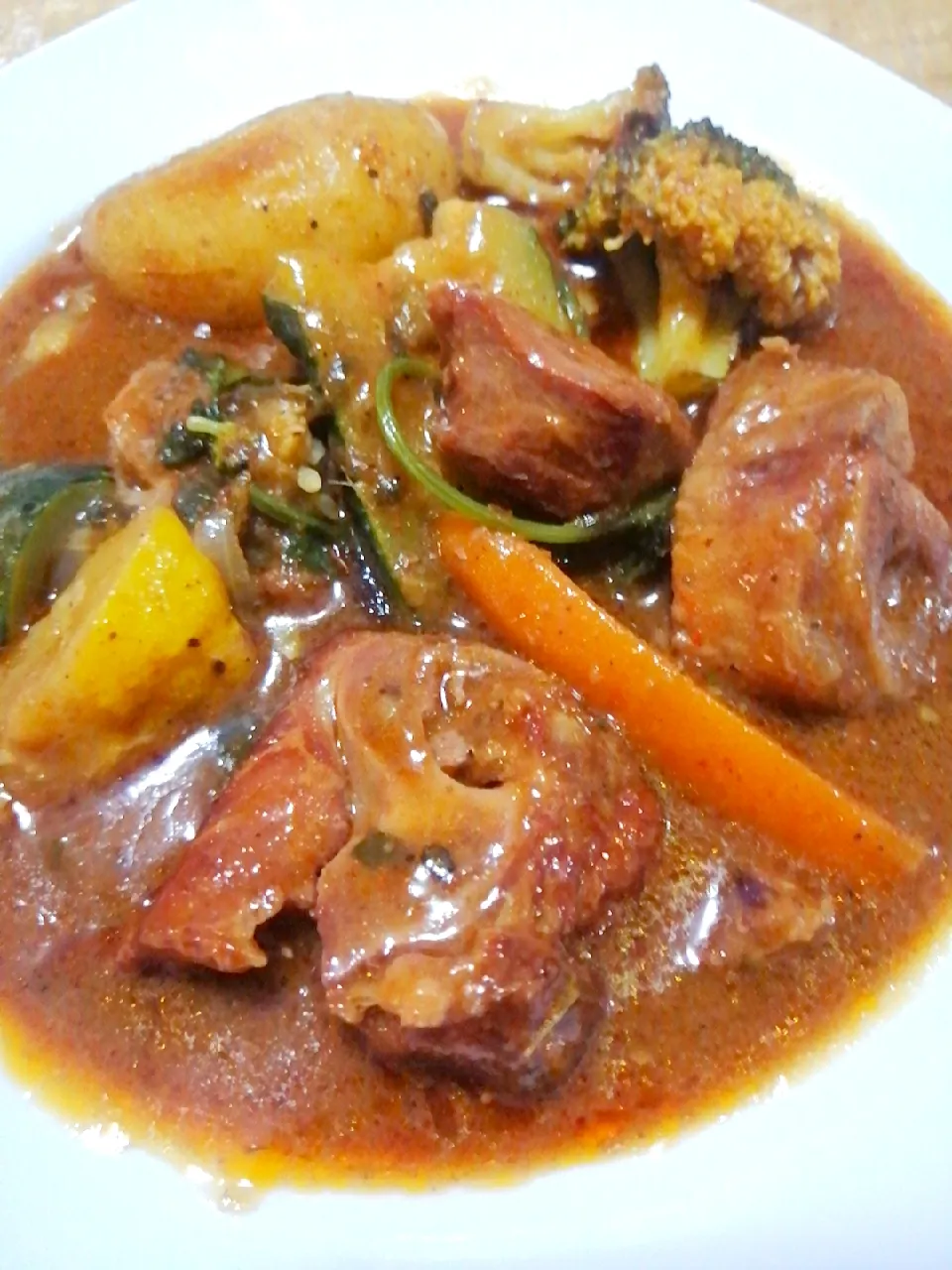 Lamb and bacon bones stews|Just meさん