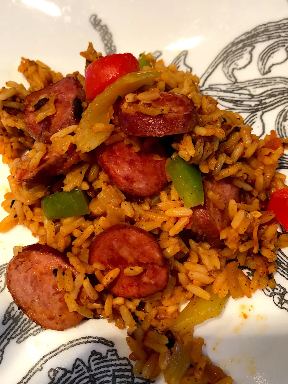 Snapdishの料理写真:Jambalaya rice|Marnelli Dela Cruz Hollandさん