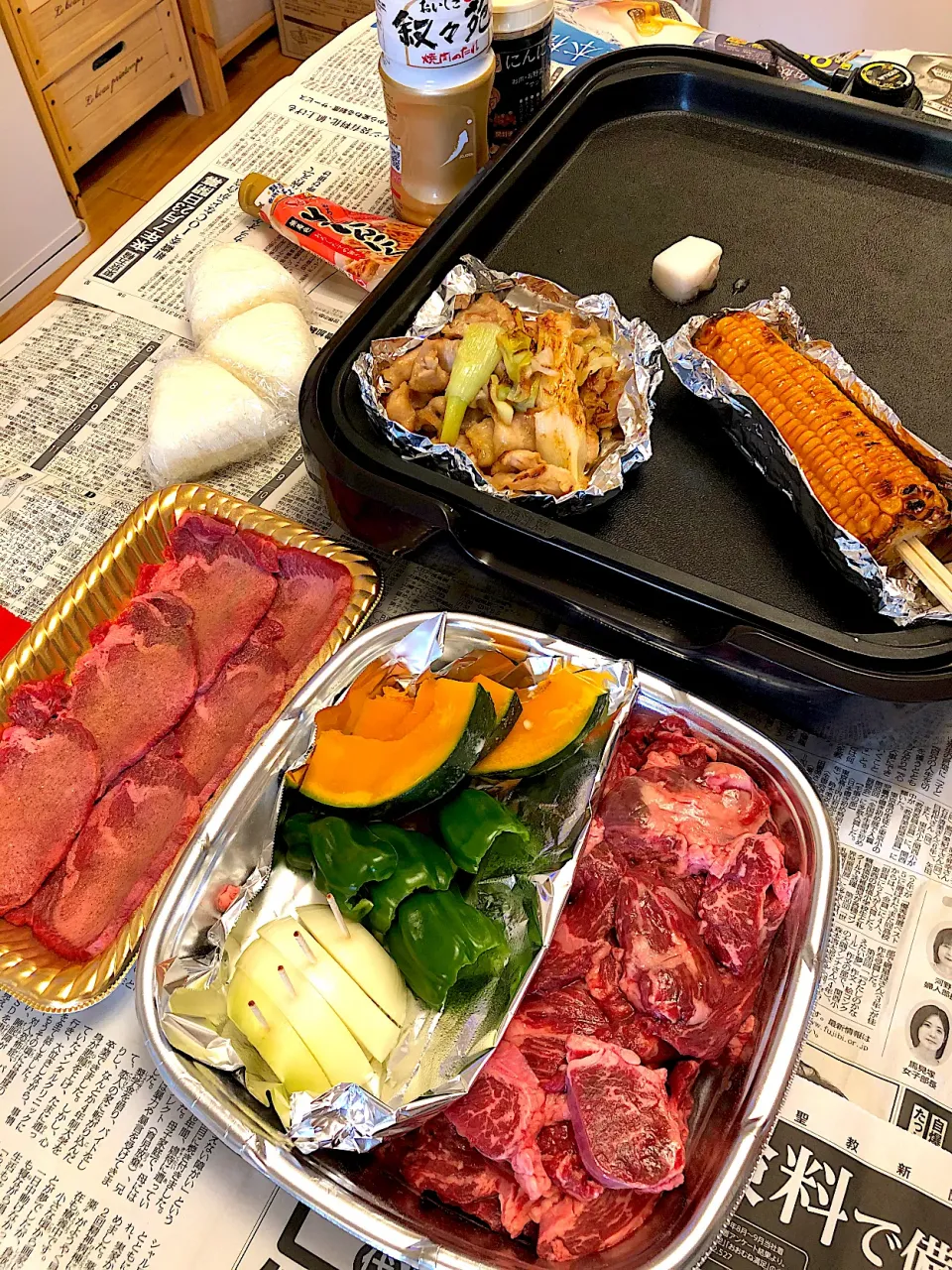 Snapdishの料理写真:お家で焼肉~♪♪♪|みぃこさん