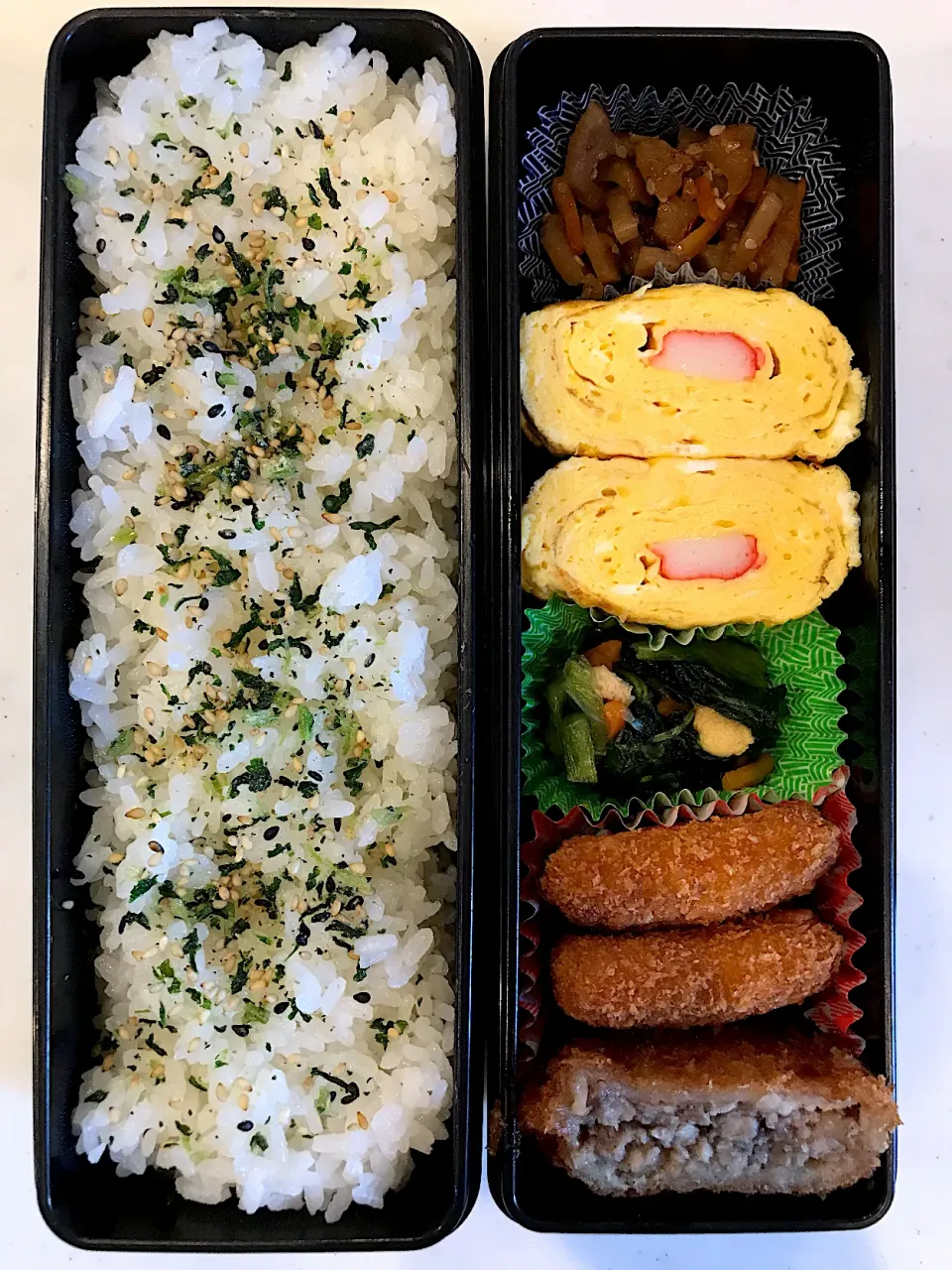 Snapdishの料理写真:2020.4.19 (日) パパのお弁当🍱|あっきーよさん