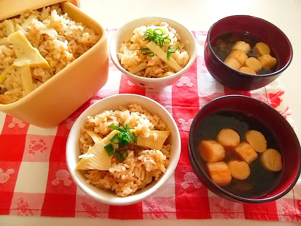 🌿春はやっぱり🍚筍ご飯😋|tomoさん