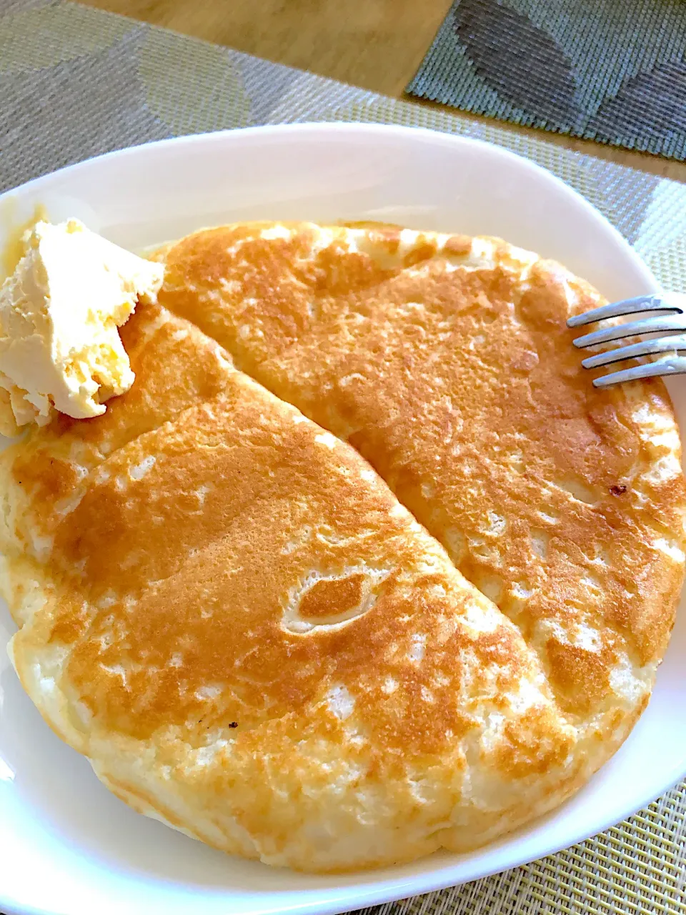 Snapdishの料理写真:ヨーグルトホットケーキ🥞😋💕|Ayakoさん