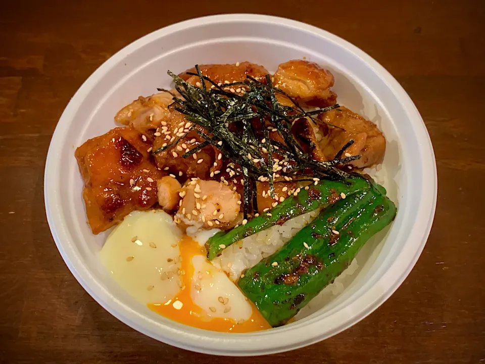 阿波尾鶏の香味焼丼1|半田手延べそうめんの店 阿波や壱兆さん